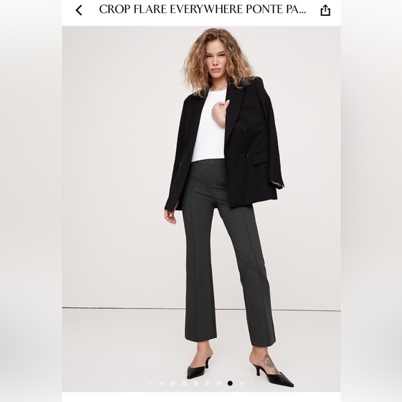 Banana Republic Crop Flare Everywhere Pointe Pant - Picture 2 of 15